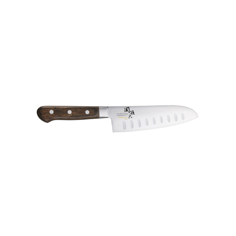 Seki Magoroku Benifuji Scalloped Santoku 16.5cm