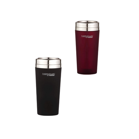 420Ml Thermocafe Soft Touch Travel Tumbler With Stainless Steel Inner - 2 Colors