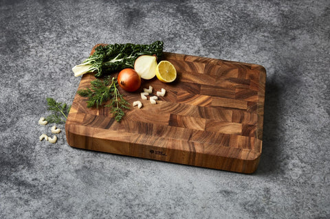 Franklin Large Thick End Grain Butcher's Block Chopping Board