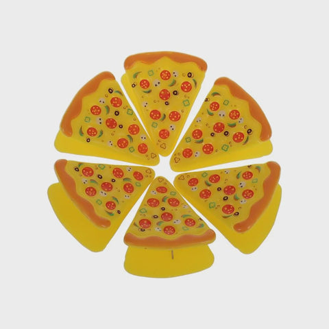 Cute Bag Clips 6 Pack – Pizza Slices