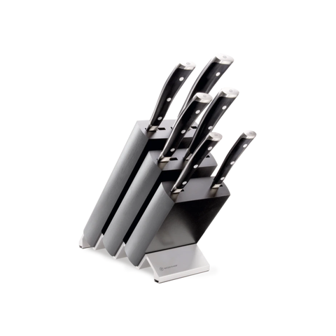 Classic Ikon Black Knife Block Set 7 Piece