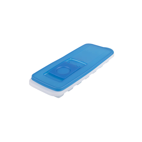 Appetito Ice Cube Tray With Pour Through Lid Blue