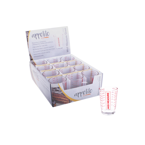 Midi Measure Glass 125ml (Cdu 12)