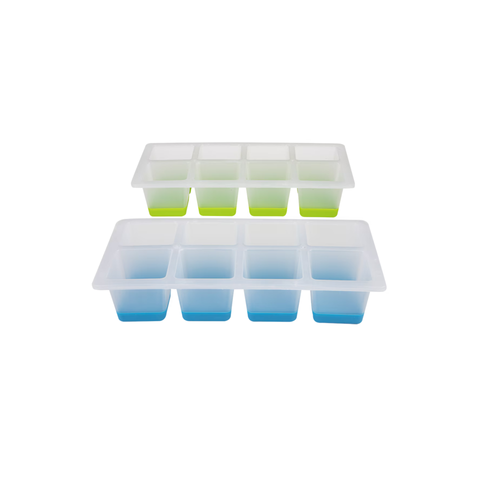 Easy Release 8 Cube Square Ice Tray Set 2