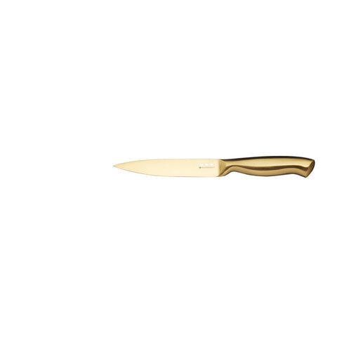 Metallic 5pc Knife + Block Set