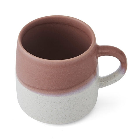 Stoneware Mug, Pink Glaze, 390ml, Labelled
