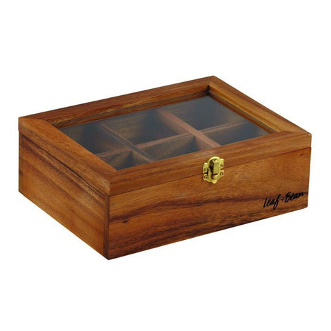 Acacia Wood Tea Box