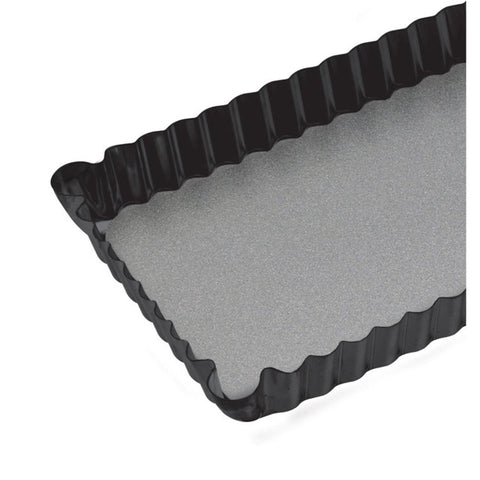 Loose Base Rectangular Flan/Quiche Pan 36x13cm