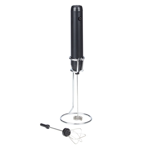 2 In 1 Handheld Rechargeable Milk Frother Black