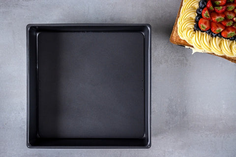 Heavy Loose Base Square Deep Cake Pan 30cm