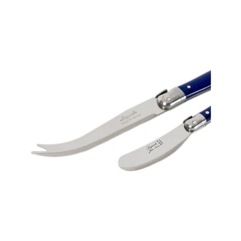 Cheese Knife & Spreader 2 Piece Set - French Blue