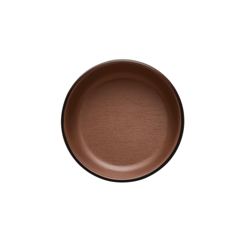 Brown & Black 4?0Small Round Dish Coucou Design