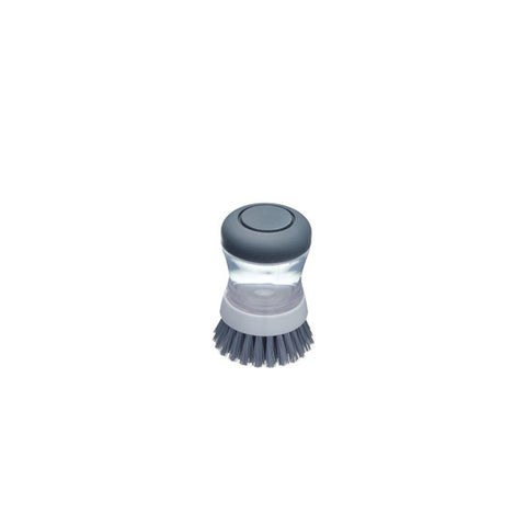 Soap Dispensing Palm Brush - Grey