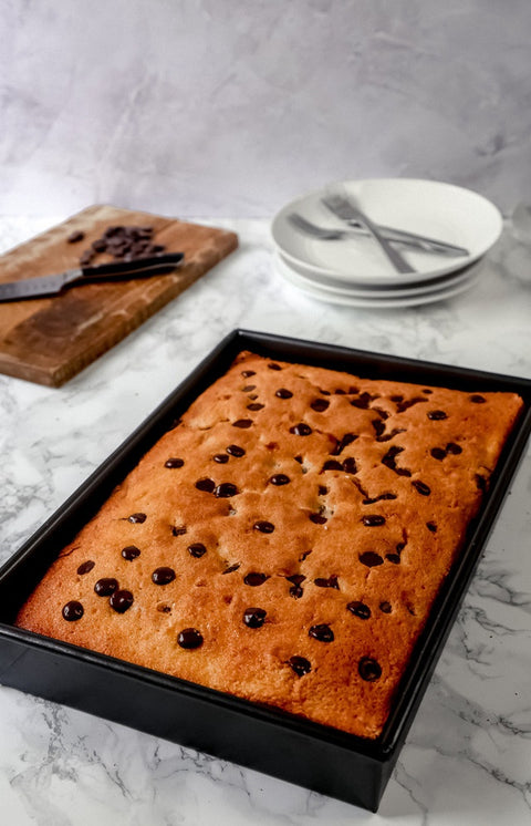 Heavy Base Rectangular Deep Cake Pan 35x24cm
