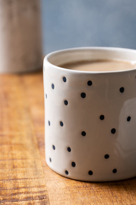 Stoneware Mug, Spot, 390ml, Labelled