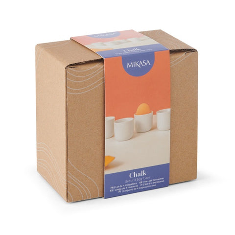 Chalk Egg Cups 4pc Set