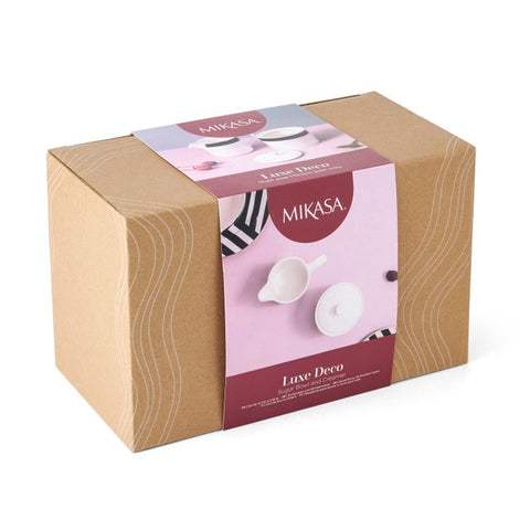 Luxe Deco Sugar Pot & Creamer 2pc Set