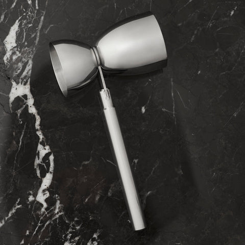 Brooklyn Stainless Steel Double Jigger with Handle