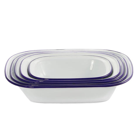 5 Piece Oblong Pie Dish Set 20 24 26 28