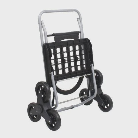 Handy Trolley With Climbing Wheels - Black