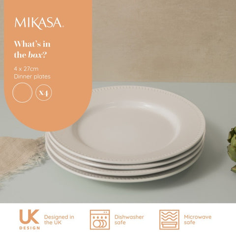 Cranborne Dinner Plate 28cm 4pc Set