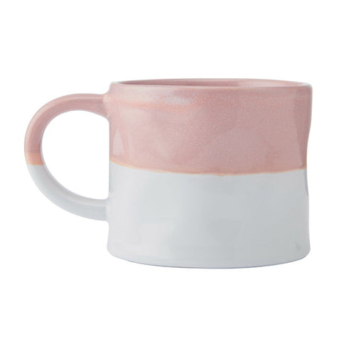 Stoneware Mug, Ombre Pink, 350ml, Labelled