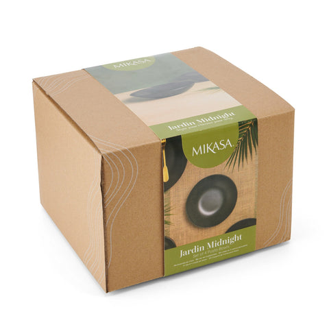 Jardin Midnight Pasta Bowl 20cm 4pc Set