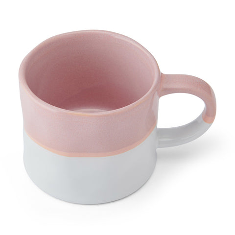 Stoneware Mug, Ombre Pink, 350ml, Labelled