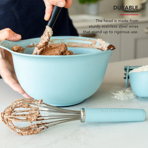 Manual Hand Whisk, Soft Grip, Mineral Water, Carded