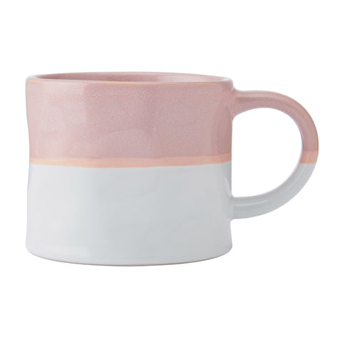 Stoneware Mug, Ombre Pink, 350ml, Labelled