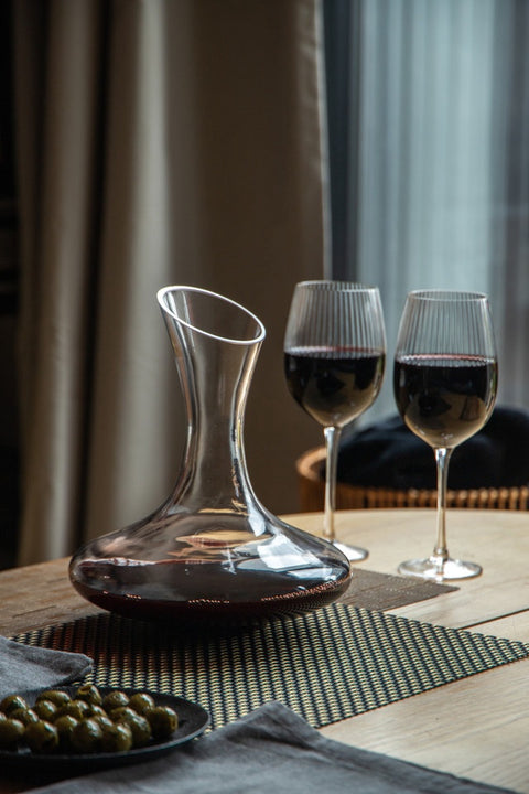 Deluxe Glass Wine Decanter, 1.5 Litres, Gift Boxed