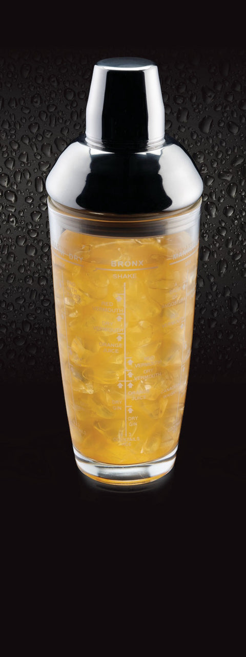 Cocktail Shaker SS Glass 700ml