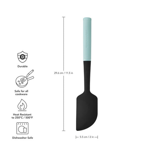 Scraper Spatula, Soft Grip, Mineral Water, Carded