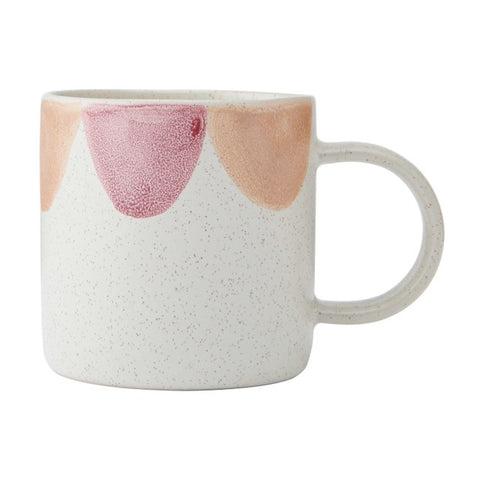 Stoneware Mug, Scallop, 380ml, Labelled