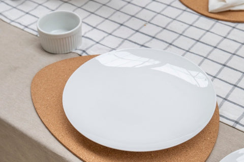 Pebble Placemat 4pc Set - Cork - 38 x 30cm