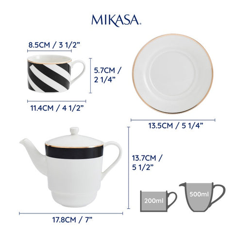 Luxe Deco Tea for One Set
