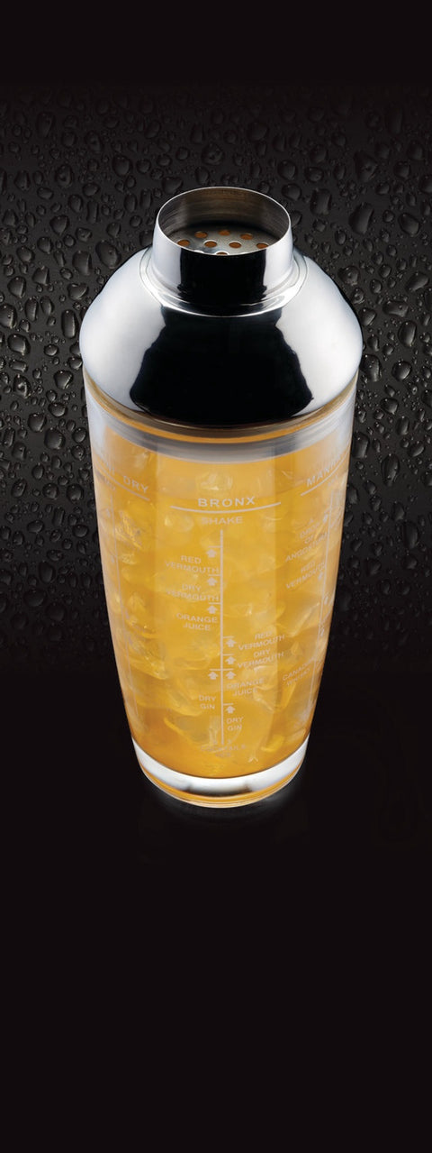 Cocktail Shaker SS Glass 700ml