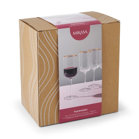 Sorrento Red Wine 4pc Set