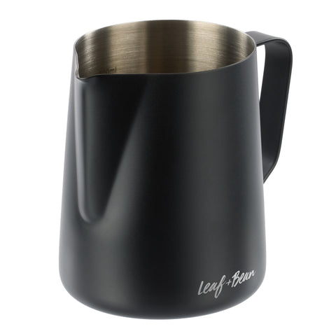 Stainless Steel Milk Frothing Jug 600ml Black