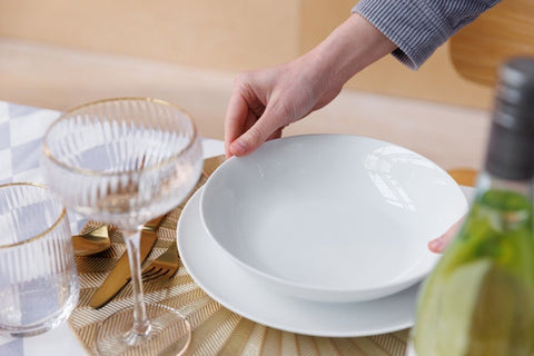 Chalk Pasta Bowl 23cm 4pc Set