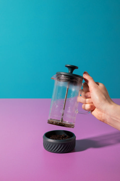 Zero Glass Cafetière, Eight Cup, 1 Litre, Green, Gift Boxed